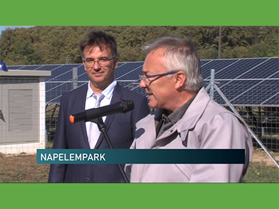 Villánykövesdi napelempark-megnyitó a Pannon TV riportjában. 